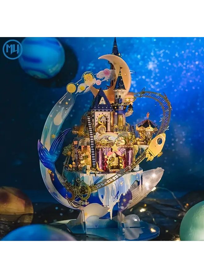 ملعب النجوم ثلاثي الأبعاد لغز معدني مجموعة نماذج افعلها بنفسك هدية عيد ميلاد للبالغين - Image 1